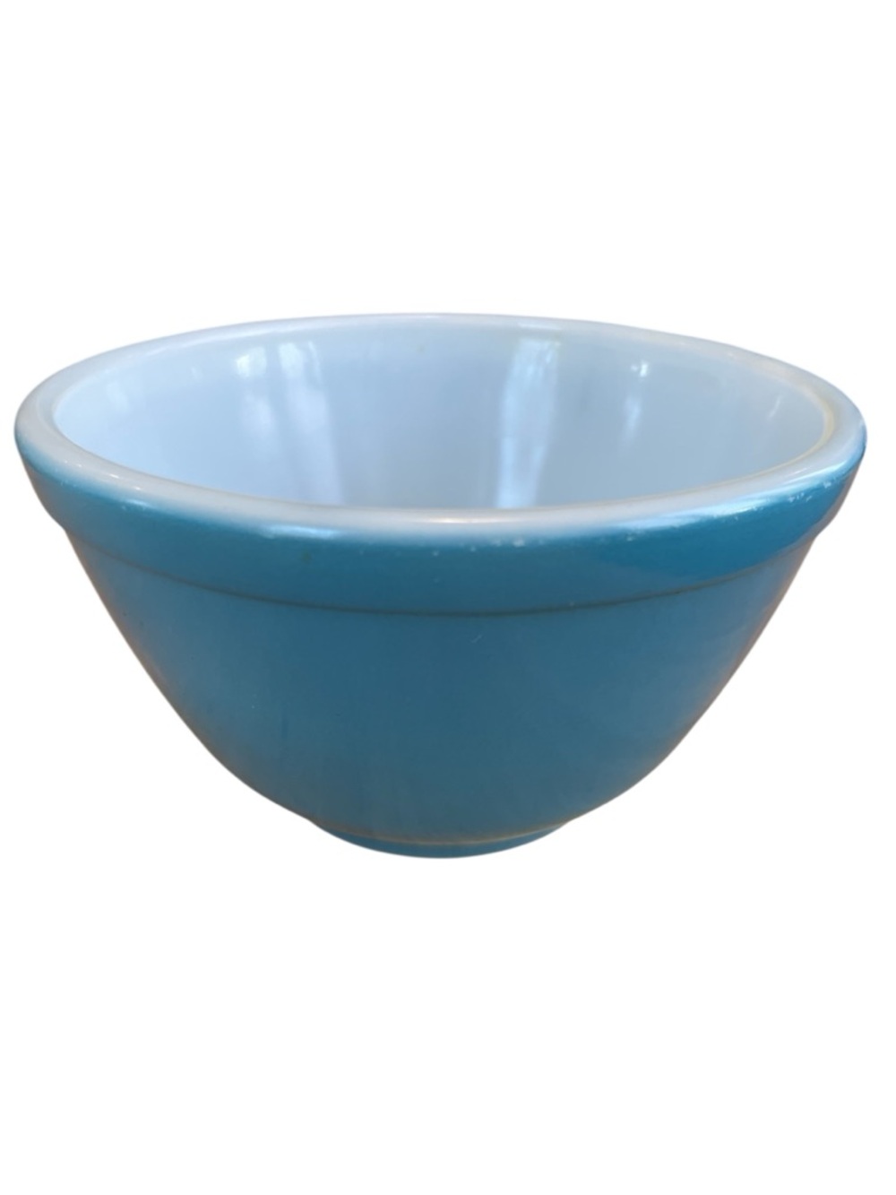 Vintage PYREX primary  blue nesting bowl #401, little usage